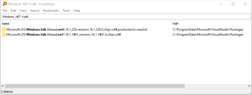Everything, find files instantly in your PC, network and http server